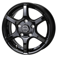 HOT STUFF(ホットスタッフ) BISON バイソン メタリックブラック 14インチ PCD114.3 5穴