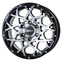 BRUT(ブルート) BR-55 BR-55 ミルドマシンブラック 17インチ PCD139.7 6穴