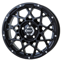 BRUT(ブルート) BR-55 ミルドサテンブラック 16インチ PCD114.3 5穴