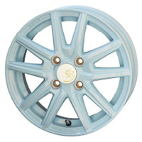 KYOHO(共豊) AME Cawaii Decor AME カワイイデコル cannele(カヌレ) ラメールブルー 14インチ PCD100.0 4穴