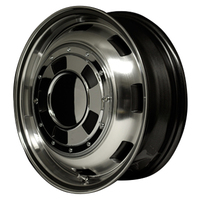 MID(マルカ) MID WHEELS CISCO(シスコ) メタリックグレーポリッシュ 15インチ PCD100.0 4穴