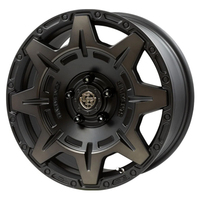 Weds(ウェッズ) CROSSOVER GARMENTS クロスオーバーガーメンツ マットブラッククリア 16インチ PCD114.3 5穴