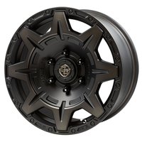 Weds(ウェッズ) CROSSOVER GARMENTS クロスオーバーガーメンツ マットブラッククリア 17インチ PCD139.7 6穴