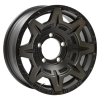 Weds(ウェッズ) CROSSOVER GARMENTS クロスオーバーガーメンツ マットブラッククリア 16インチ PCD139.7 5穴