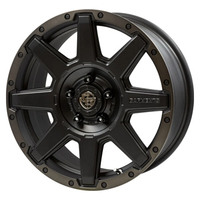 Weds(ウェッズ) CROSSOVER GARMENTS クロスオーバーガーメンツ マットブラッククリア 16インチ PCD114.3 5穴