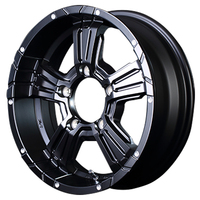 MID(マルカ) NITRO POWER ナイトロパワー セミグロスブラック+ピアスドリルド 16インチ PCD139.7 5穴