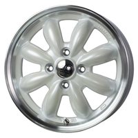 HOT STUFF(ホットスタッフ) LaLaPalm ララパーム CUP2(カップ) パールホワイト&リムポリッシュ 12インチ PCD100.0 4穴