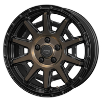 KYOHO(共豊) AME PPX ブラック×ポリッシュ×マットブロンズクリア 15インチ PCD100.0 5穴