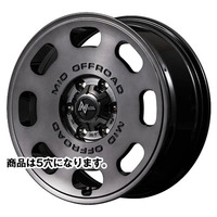 MID(マルカ) NITRO POWER ナイトロパワー D8 PULSAR(パルサー) グロススモークマシンドフェイス(GSM) 16インチ PCD114.3 5穴