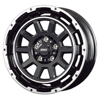 KIT JAPAN(コーセイ) BOTTOM GARCIA ボトムガルシア ブラックポリッシュ 16インチ PCD114.3 5穴