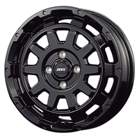 KIT JAPAN(コーセイ) BOTTOM GARCIA ボトムガルシア グロッシーブラック 15インチ PCD100.0 4穴