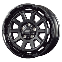 KIT JAPAN(コーセイ) BOTTOM GARCIA ボトムガルシア グロッシーブラック 16インチ PCD114.3 5穴