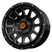 DELTA FORCE(デルタフォース) DELTA FORCE デルタフォース OVAL オーバル ブラックマシニング 16インチ PCD114.3 5穴