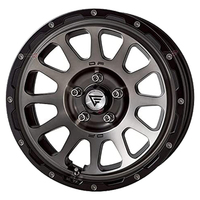 DELTA FORCE(デルタフォース) DELTA FORCE デルタフォース OVAL オーバル マットスモークポリッシュ 17インチ PCD114.3 5穴