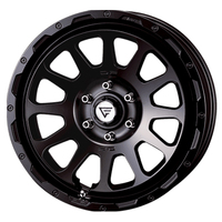 DELTA FORCE(デルタフォース) DELTA FORCE デルタフォース OVAL オーバル サテンブラック 20インチ PCD139.7 6穴