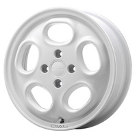 MLJ HYPERION ハイペリオン DIAL(ダイアル) ホワイト 15インチ PCD100.0 4穴