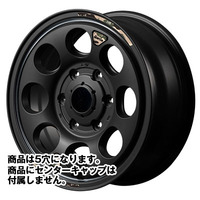 MID(マルカ) MID WHEELS セミグロスブラック+リムヴァーレイポリッシュ 16インチ PCD139.7 5穴