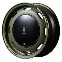 MID(マルカ) MID WHEELS セミグロスODグリーン 14インチ PCD100.0 4穴