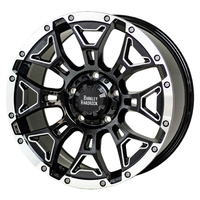 HOT STUFF(ホットスタッフ) BARKLEY HARDROCK バークレイ ハードロック ブラックサイドマシニング&リムポリッシュ 16インチ PCD114.3 5穴
