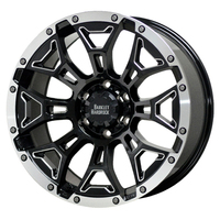 HOT STUFF(ホットスタッフ) BARKLEY HARDROCK バークレイ ハードロック ELBERT(エルバート) ブラックサイドマシニング&リムポリッシュ 17インチ PCD139.7 6穴
