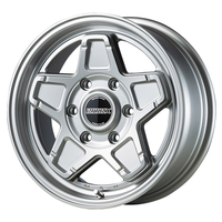 CRS ESSEX エセックス ENCS-16 1PC セミグロスシルバー 16インチ PCD139.7 6穴