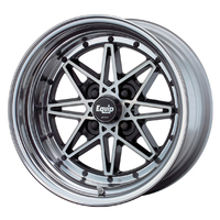 WORK(ワーク) Equip エクイップ 03(Kcar専用ディスク) ブラックカットクリア 15インチ PCD100.0 4穴