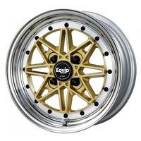 WORK(ワーク) Equip エクイップ 03(Kcar専用ディスク) ゴールド 15インチ PCD100.0 4穴