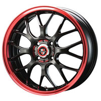 BIG WAY(ビッグウェイ) EXPLODE エクスプラウド RBM ブラック/レッドクリア 14インチ PCD100.0 4穴