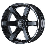 CRS ESSEX エセックス EC ブラックリムフランジポリッシュ(BRP) 17インチ PCD139.7 6穴