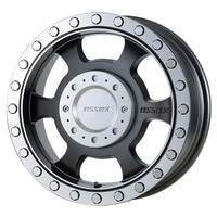 CRS ESSEX エセックス EU-16 1PC マットブラックリムポリッシュ 16インチ PCD139.7 6穴