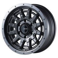 CRS ESSEX エセックス EX-16 1PC セミグロスガンメタリック 16インチ PCD139.7 6穴