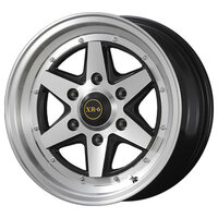 FABULOUS(ファブレス) BARONE ヴァローネ XR-6 ブラックポリッシュ 16インチ PCD139.7 6穴