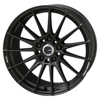 ENKEI(エンケイ) ENKEI TUNING エンケイ チューニング FC01 セミグロスブラック×ロゴレーザーエッジング 18インチ PCD114.3 5穴