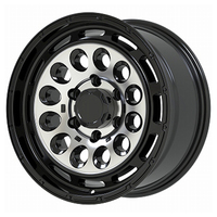 TreasureOne(トレジャーワン) WILD PORTER ワイルドポーター Funk DDC(ファンク) ブラックポリッシュ/ブラッククリア 16インチ PCD139.7 6穴