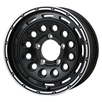 TreasureOne(トレジャーワン) WILD PORTER ワイルドポーター マットブラック/リムポリッシュ 16インチ PCD139.7 5穴