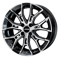 KYOHO(共豊) GALERNA ガレルナ FINURA(フィヌラ) ブルーガンメタリック×ポリッシュ 15インチ PCD100.0 4穴