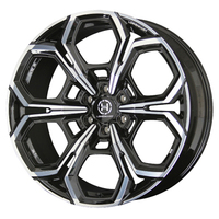 KYOHO(共豊) LOWENHART レーベンハート FLG-1 グロスブラック×ポリッシュ 22インチ PCD139.7 6穴