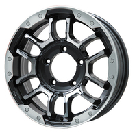 BIG WAY(ビッグウェイ) B-LUGNAS ビーラグナス ブラックポリッシュ/ブラッククリア 15インチ PCD139.7 5穴