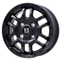 BIG WAY(ビッグウェイ) B-LUGNAS ビーラグナス FRD マットブラック 16インチ PCD100.0 4穴