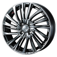 Weds(ウェッズ) LEONIS レオニス ブラックメタルコートミラーカット(BMCMC) 15インチ PCD100.0 4穴