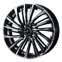 Weds(ウェッズ) LEONIS レオニス パールブラックミラーカット(PBMC) 17インチ PCD100.0 4穴