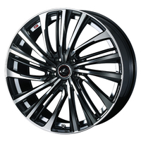 Weds(ウェッズ) LEONIS レオニス パールブラックミラーカット(PBMC) 20インチ PCD114.3 5穴