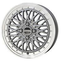 KYOHO(共豊) AME STEINER AME シュタイナー FTX サテンシルバー×リムポリッシュ 14インチ PCD100.0 4穴