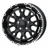 TreasureOne(トレジャーワン) WILD PORTER ワイルドポーター マットブラック/リムポリッシュ 16インチ PCD114.3 5穴