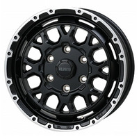 TreasureOne(トレジャーワン) WILD PORTER ワイルドポーター マットブラック/リムポリッシュ 15インチ PCD139.7 6穴