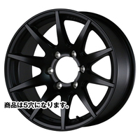 DOALL(ドゥオール) FENICE フェニーチェ マットブラック 17インチ PCD114.3 5穴