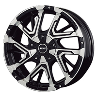 KIT JAPAN(コーセイ) BOTTOM GARCIA ボトムガルシア ブラックポリッシュ 16インチ PCD114.3 5穴