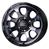 HOT STUFF(ホットスタッフ) MAD CROSS マッドクロス GRACE(グレイス) ブラッククリア&リムブラック(BKC/BK) 16インチ PCD139.7 5穴