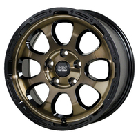 HOT STUFF(ホットスタッフ) MAD CROSS マッドクロス ブロンズクリア&リムブラック(BRC/BK) 16インチ PCD139.7 5穴