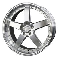 BADX(バドックス) LOXARNY ロクサーニ GRASTAR FIVE(グラスターファイブ) シルバーメタリック/フェイスポリッシュ 20インチ PCD114.3 5穴